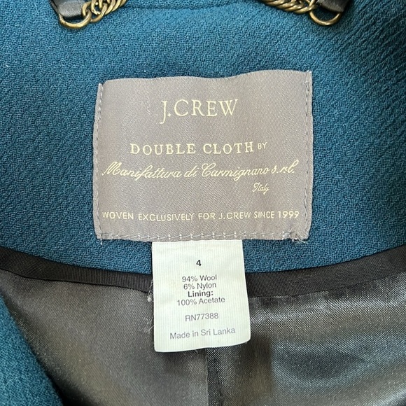J.Crew SZ 4, classic Lady day double cloth wool blend jacket. - Picture 13 of 16